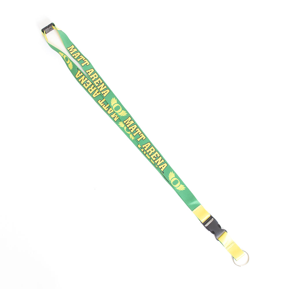 Matt Knight Arena, MCM Group, Green, Lanyard, Gifts, Unisex, 0.75", Basketball, Double-sided, Buckle, 705631